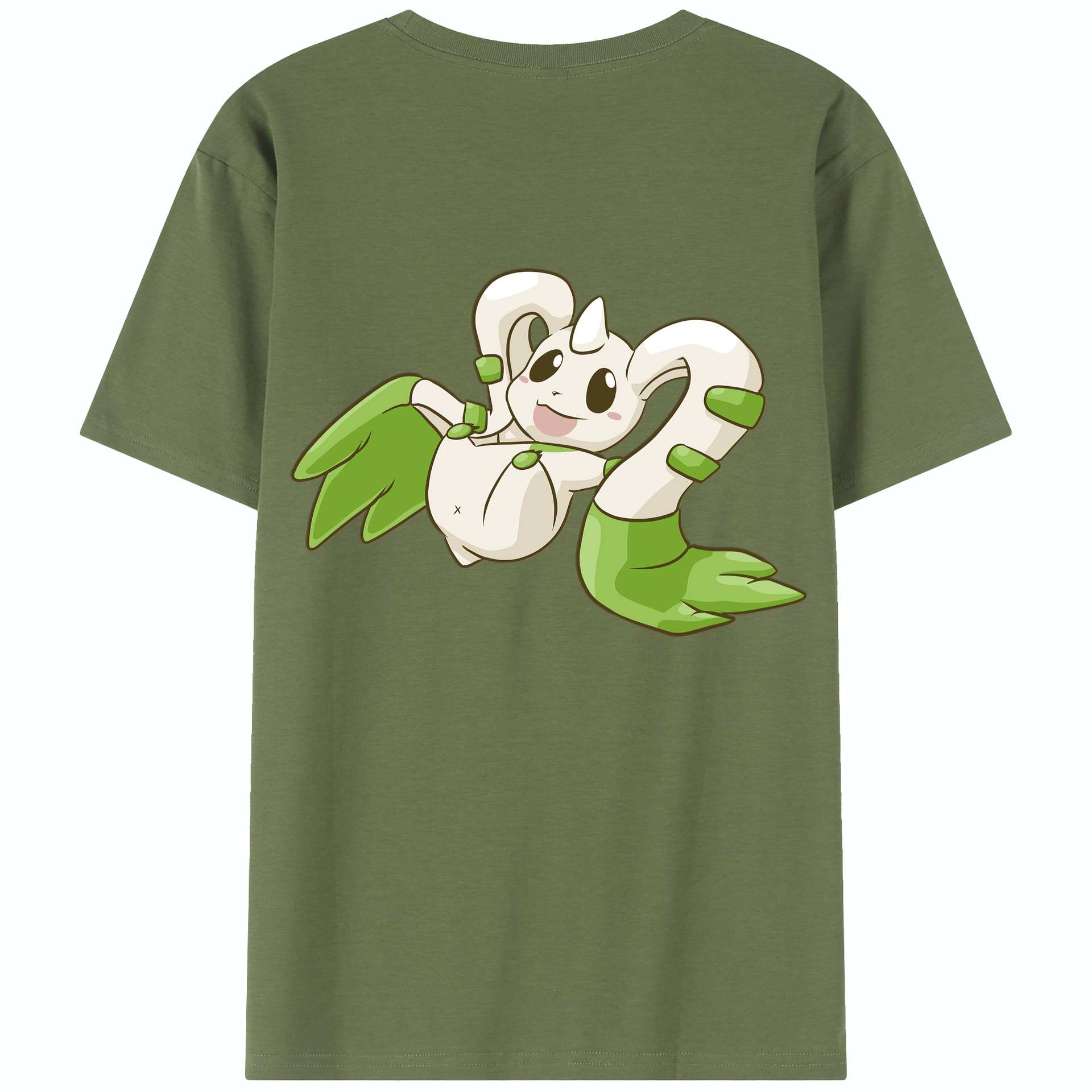 （画像用） Digimon デジタルモンスター/デジモン 綿100％半袖Tシャツ（背面プリント）
